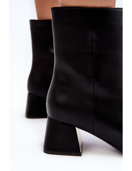 Ankle Boots With Embellishment Black Adinah