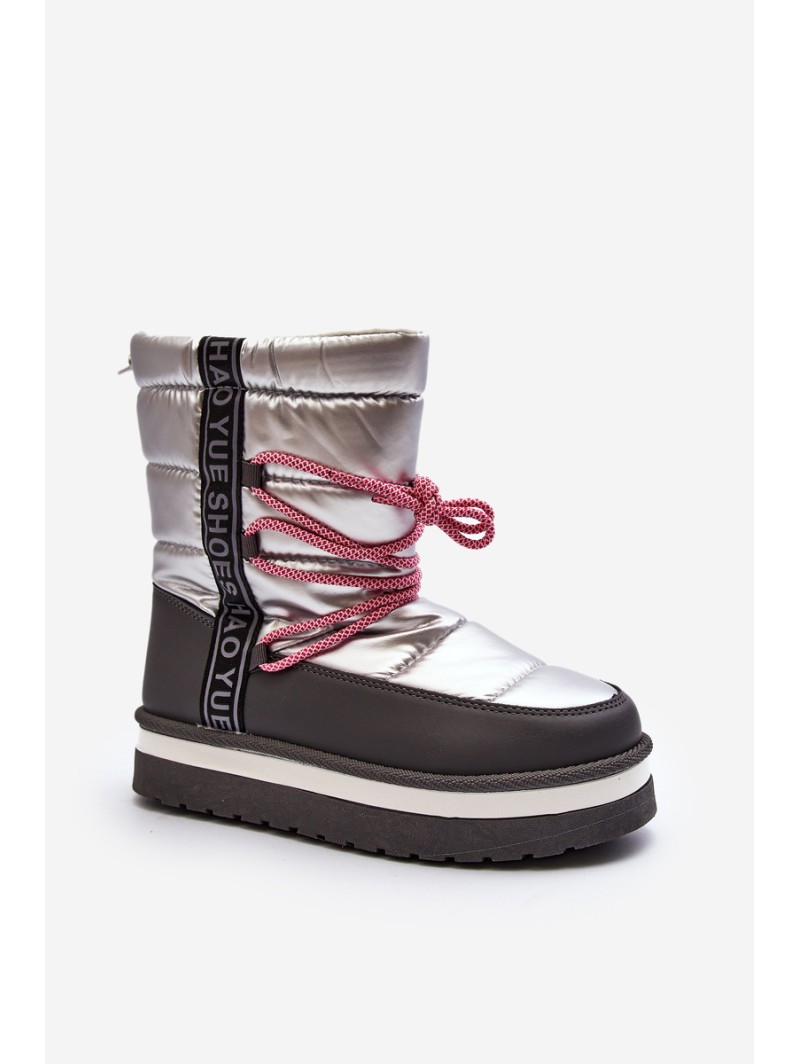 Women's Snow Boots with Silver Laces Lilara