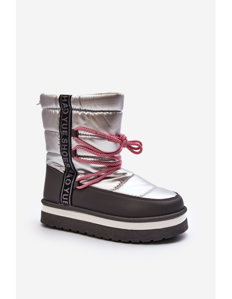 Women's Snow Boots with Silver Laces Lilara