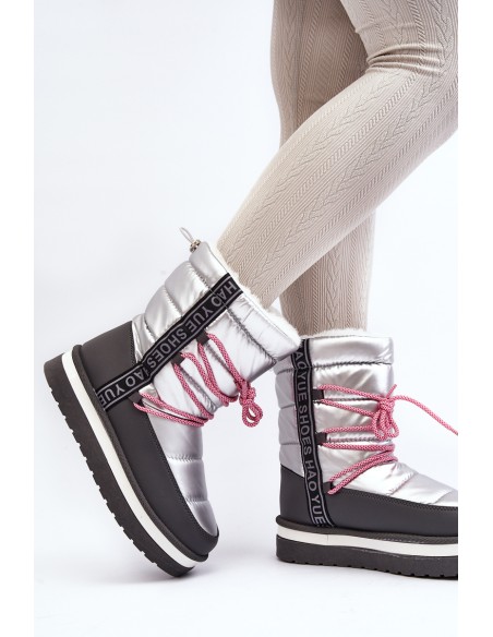 Women's Snow Boots with Silver Laces Lilara