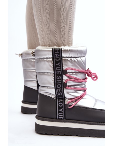 Women's Snow Boots with Silver Laces Lilara