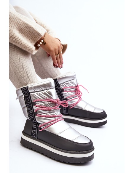 Women's Snow Boots with Silver Laces Lilara