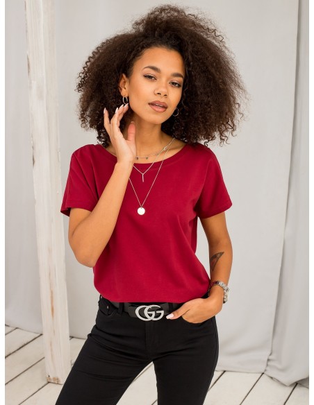 T-shirt-RV-TS-4662.86-bordowy