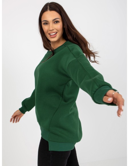 Megztinis tamsiai žalias