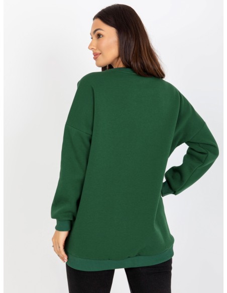 Megztinis tamsiai žalias