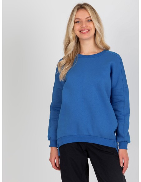 Megztinis tamsiai mėlynas