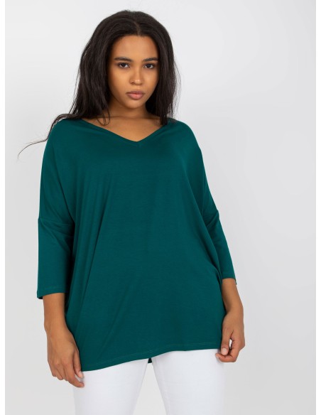 Bluzka-RV-BZ-5745.18-ciemny zielony