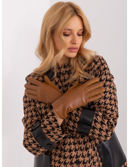 Rękawiczki-AT-RK-239802.28-jasny brązowy