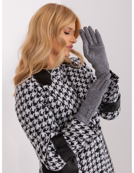 Rękawiczki-AT-RK-239302.10X-ciemny szary