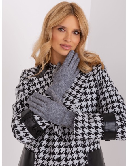 Rękawiczki-AT-RK-239302.10X-ciemny szary