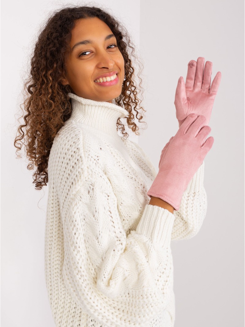 Rękawiczki-AT-RK-2370.99-jasny różowy Rękawiczki-AT-RK-2370.99-jasny różowy