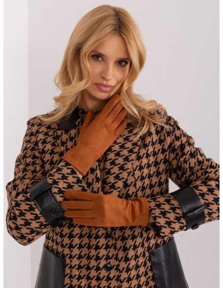 Rękawiczki-AT-RK-2370.99-jasny brązowy