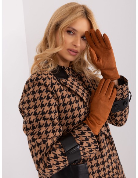 Rękawiczki-AT-RK-2370.99-jasny brązowy