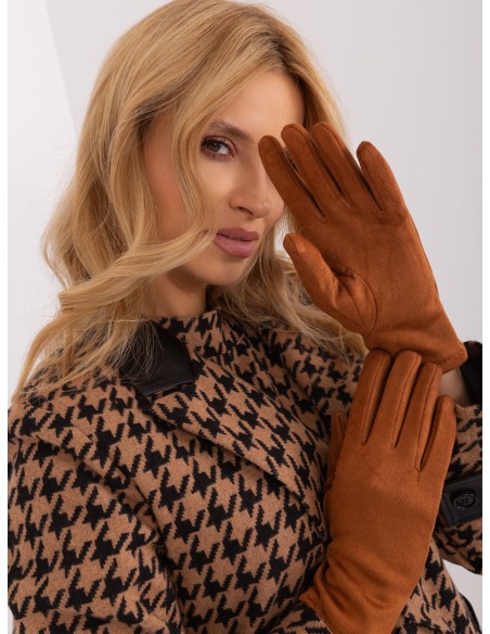 Rękawiczki-AT-RK-2370.99-jasny brązowy