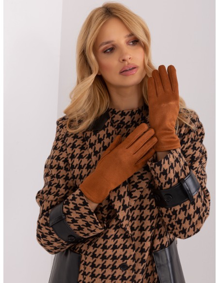 Rękawiczki-AT-RK-2370.99-jasny brązowy