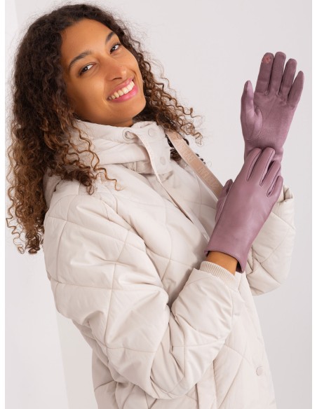 Rękawiczki-AT-RK-239501A.16-fioletowy