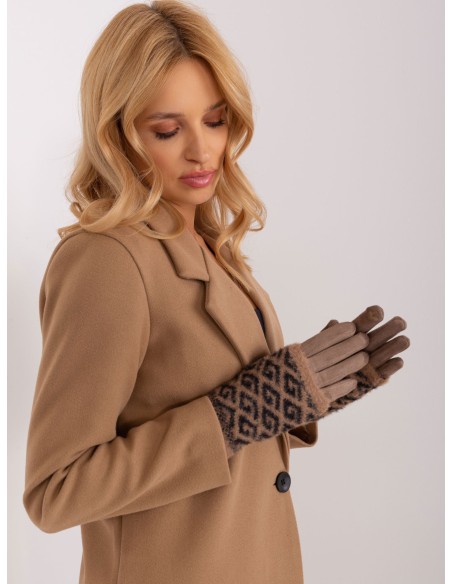 Rękawiczki-AT-RK-2310.93-ciemny bezowy