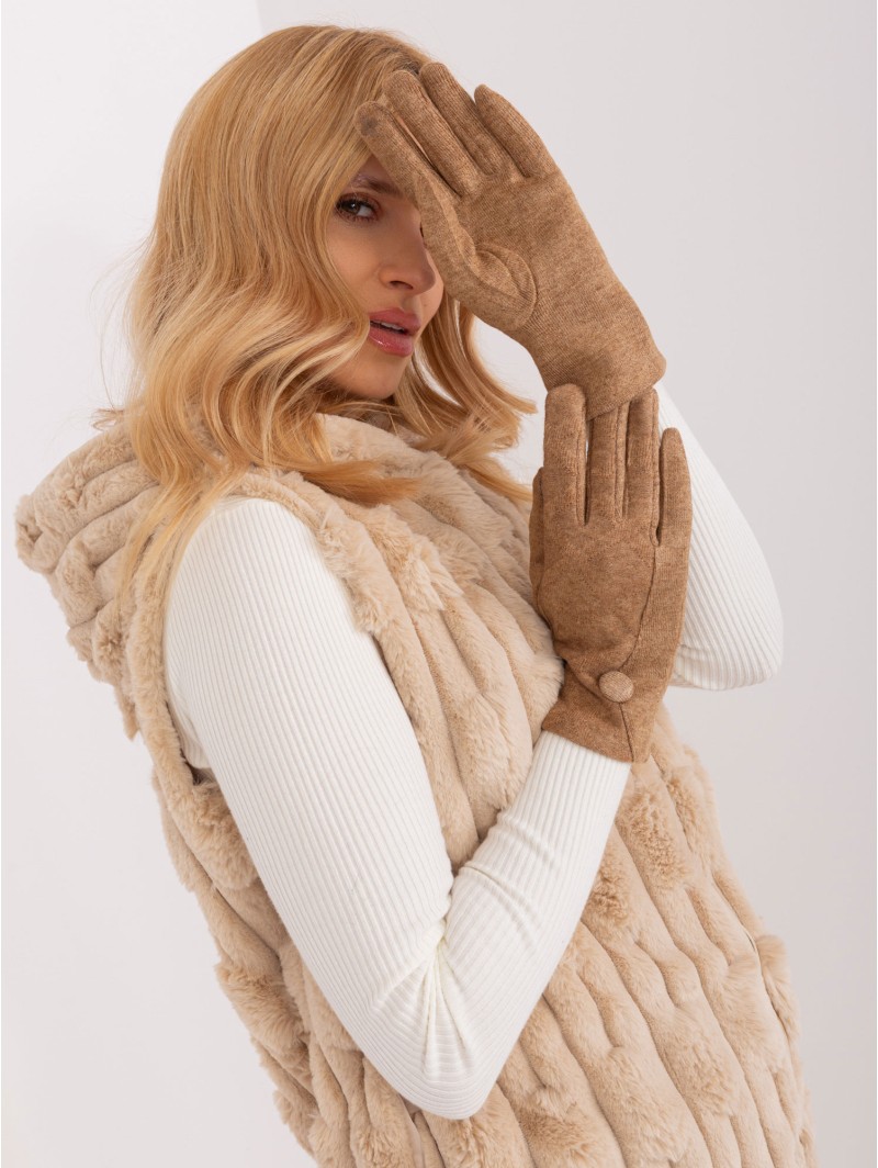 Rękawiczki-AT-RK-239501.10-camelowy Rękawiczki-AT-RK-239501.10-camelowy