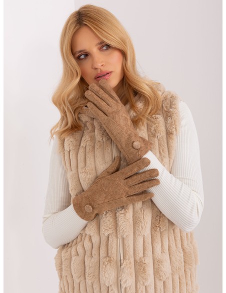 Rękawiczki-AT-RK-239501.10-camelowy