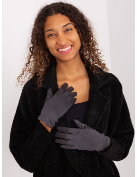 Rękawiczki-AT-RK-2370.99-ciemny szary