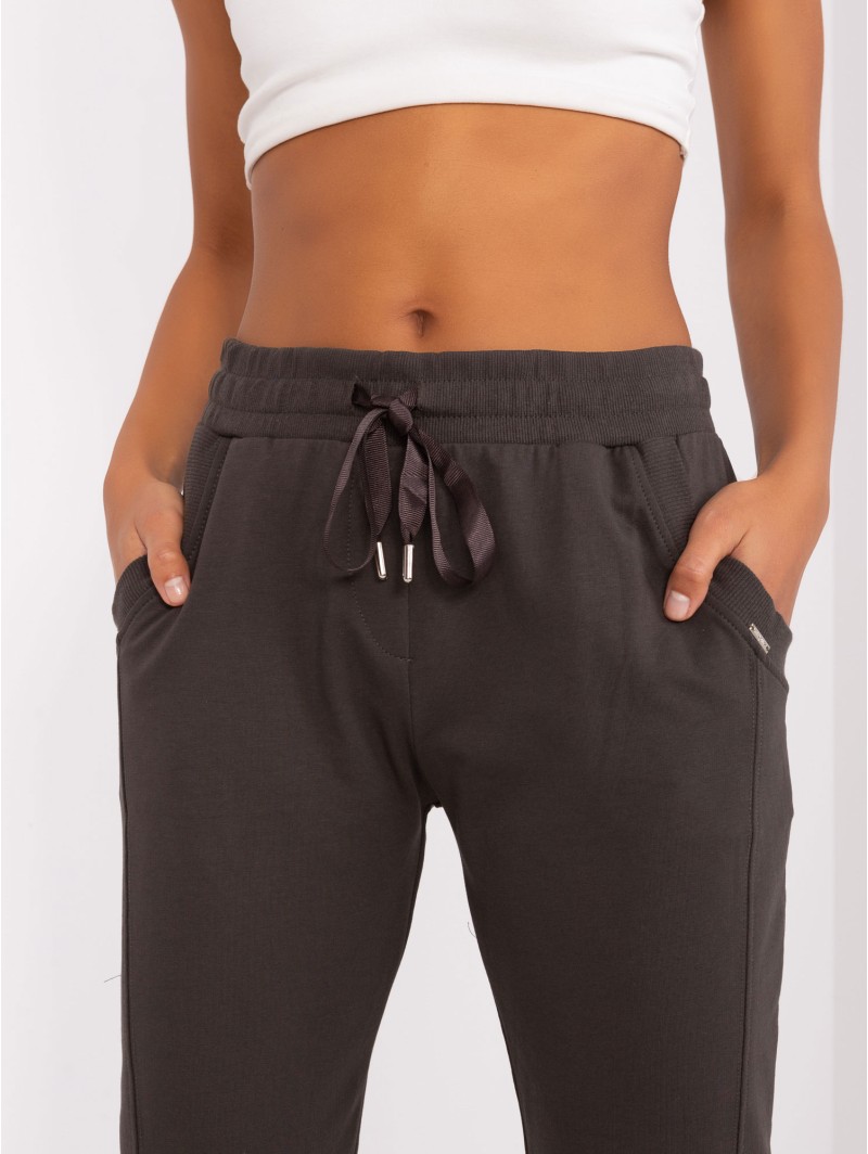 Spodnie dresowe-RV-DR-7517.22-khaki Spodnie dresowe-RV-DR-7517.22-khaki