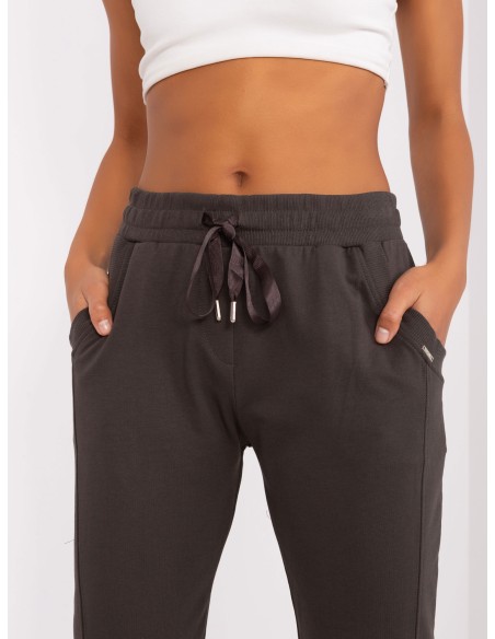 Spodnie dresowe-RV-DR-7517.22-khaki