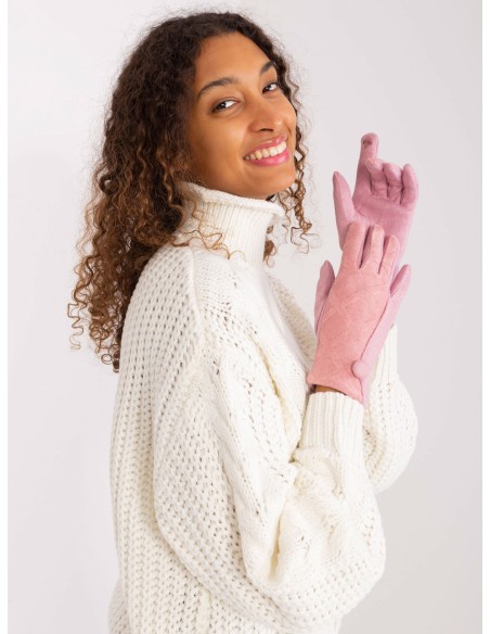 Rękawiczki-AT-RK-239501.10-jasny różowy
