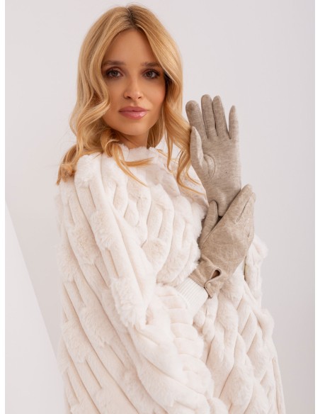 Rękawiczki-AT-RK-239502.87-beżowy