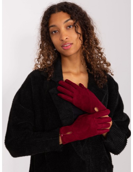 Rękawiczki-AT-RK-239502.87-bordowy