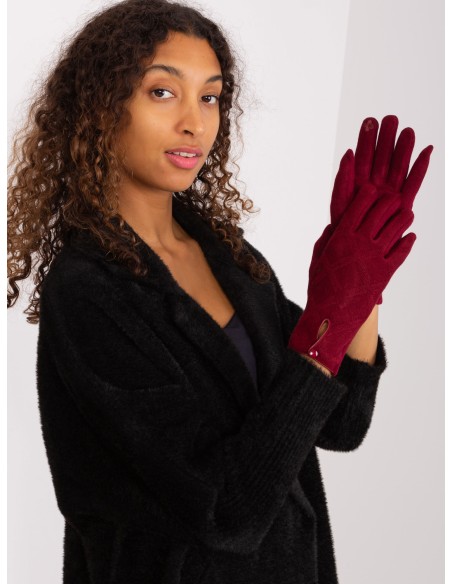 Rękawiczki-AT-RK-239502.87-bordowy