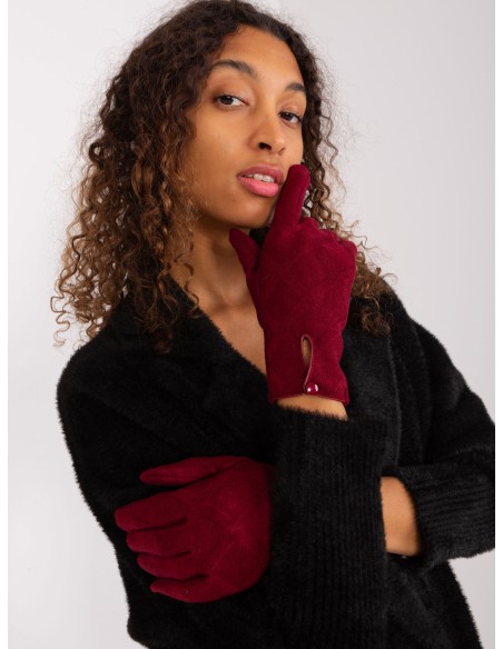 Rękawiczki-AT-RK-239502.87-bordowy