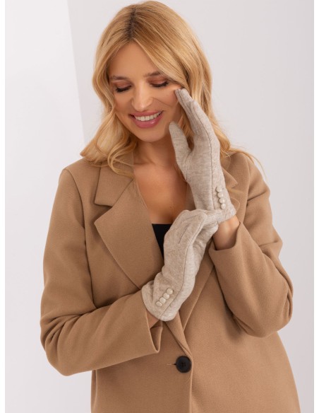 Rękawiczki-AT-RK-239302.10X-beżowy