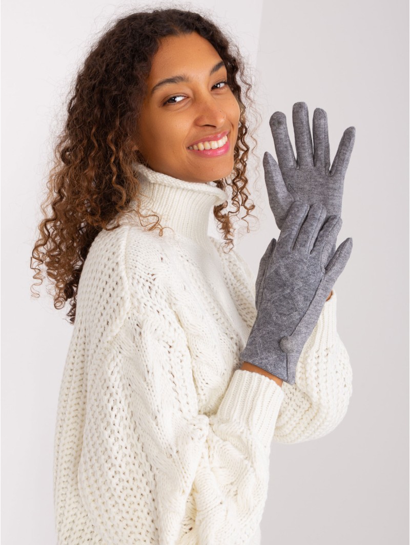 Rękawiczki-AT-RK-239501.10-ciemny szary Rękawiczki-AT-RK-239501.10-ciemny szary