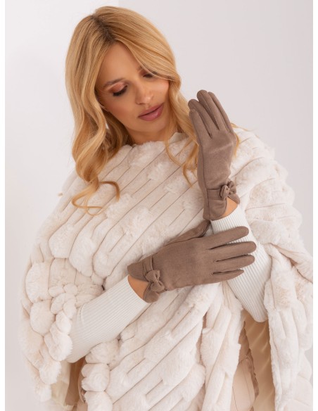 Rękawiczki-AT-RK-9003A.85-ciemny bezowy