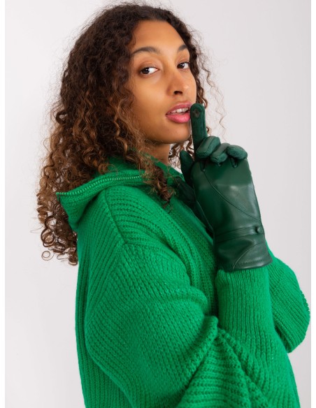 Rękawiczki-AT-RK-239802.28-ciemny zielony