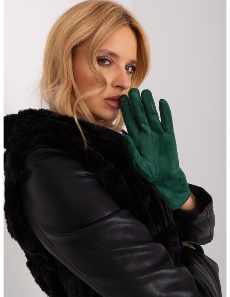 Rękawiczki-AT-RK-239501A.16-ciemny zielony