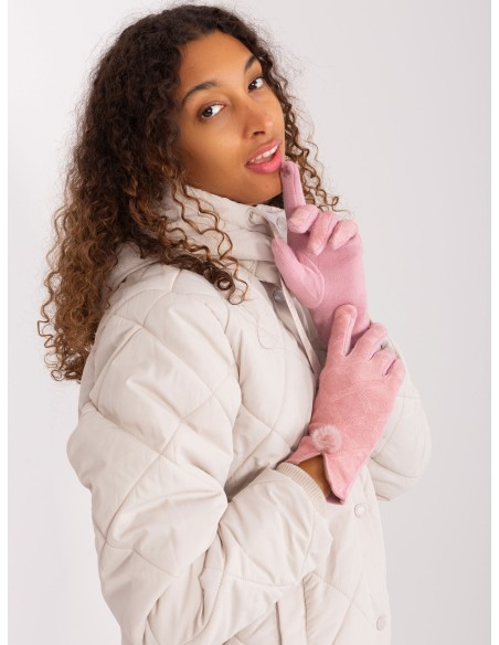 Rękawiczki-AT-RK-239506.98-jasny różowy