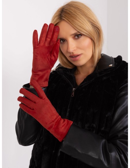 Rękawiczki-AT-RK-2370.96-ciemny pomarańczowy