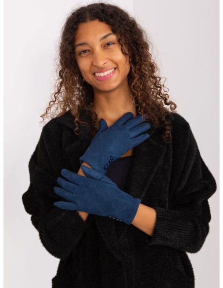 Rękawiczki-AT-RK-239302.10X-ciemny niebieski