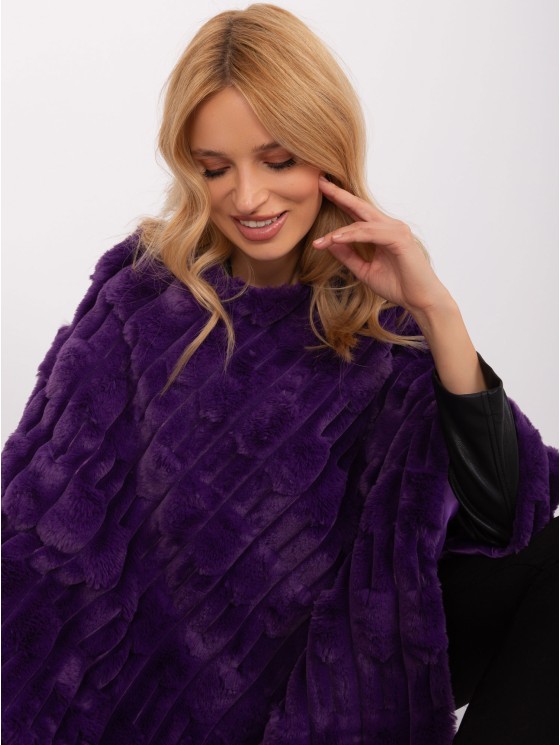 Ponchas tamsiai violetinis 2