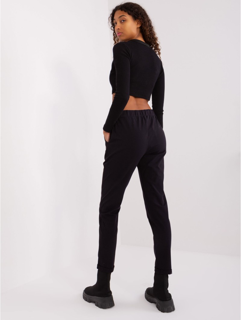 Spodnie dresowe-RV-DR-9260.61-czarny Spodnie dresowe-RV-DR-9260.61-czarny