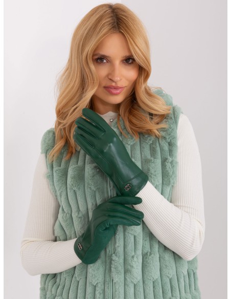 Rękawiczki-AT-RK-239801.11-ciemny zielony