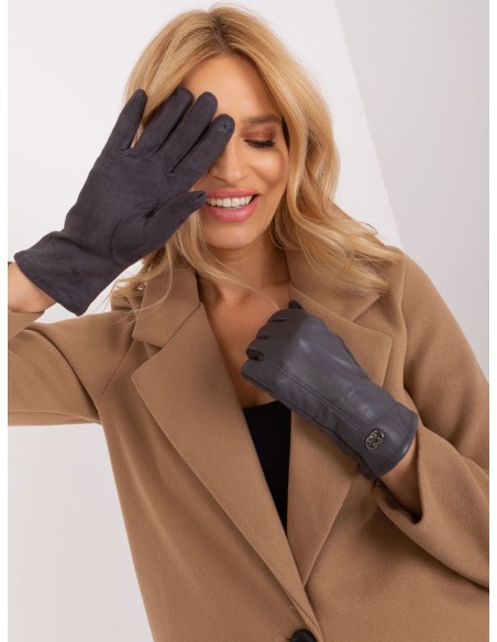 Rękawiczki-AT-RK-239801.11-ciemny szary