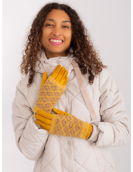 Rękawiczki-AT-RK-2310.88-ciemny żółty