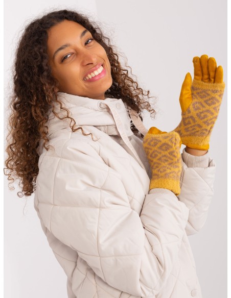 Rękawiczki-AT-RK-2310.88-ciemny żółty