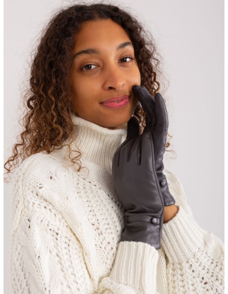 Rękawiczki-AT-RK-239802.28-ciemny szary