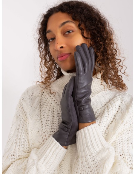 Rękawiczki-AT-RK-239802.28-ciemny szary