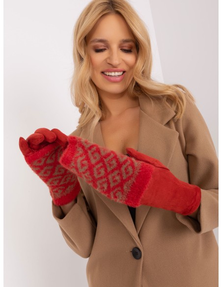 Rękawiczki-AT-RK-2310.88-ciemny pomarańczowy