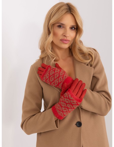 Rękawiczki-AT-RK-2310.88-ciemny pomarańczowy