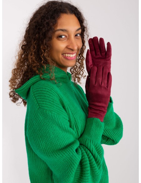 Rękawiczki-AT-RK-2370.95-bordowy